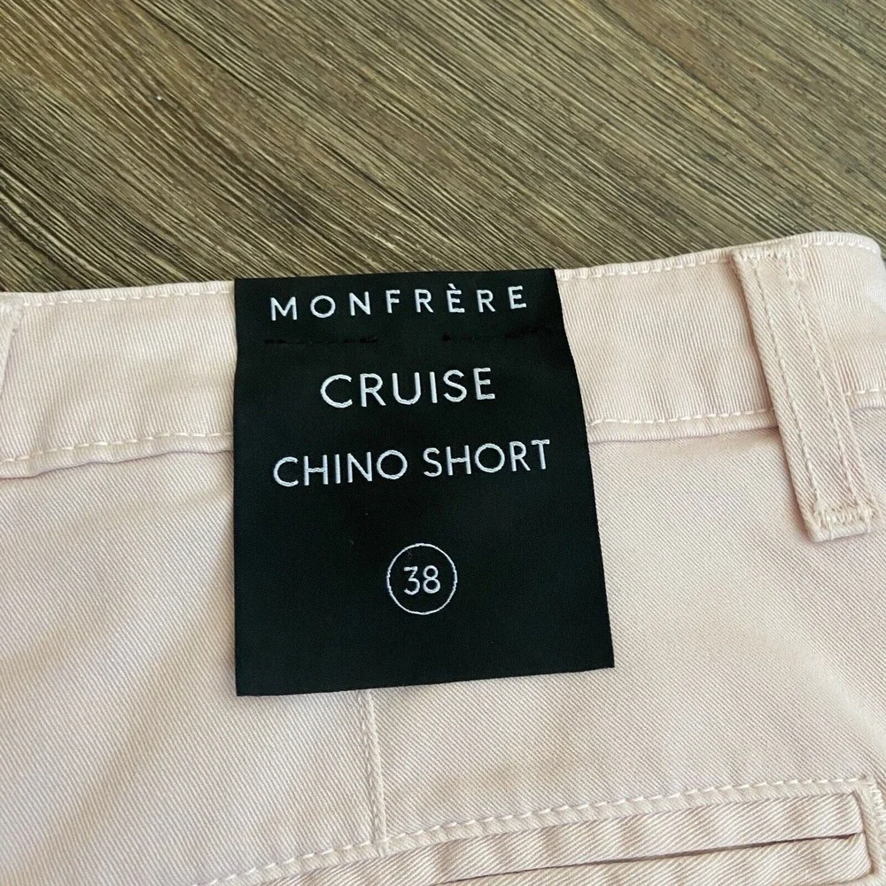 NWT Mens‎ Monfrere Cruise Pink Chino Shorts Size 38